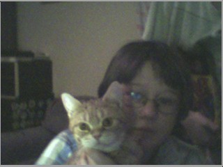 me n my baby... RED! awww